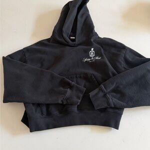 Sporty & Rich Black Hoodie Sweater
